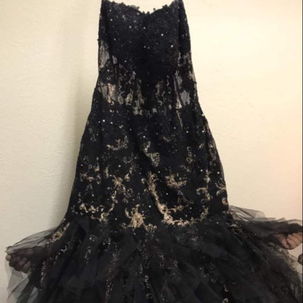 Black mermaid ballgown